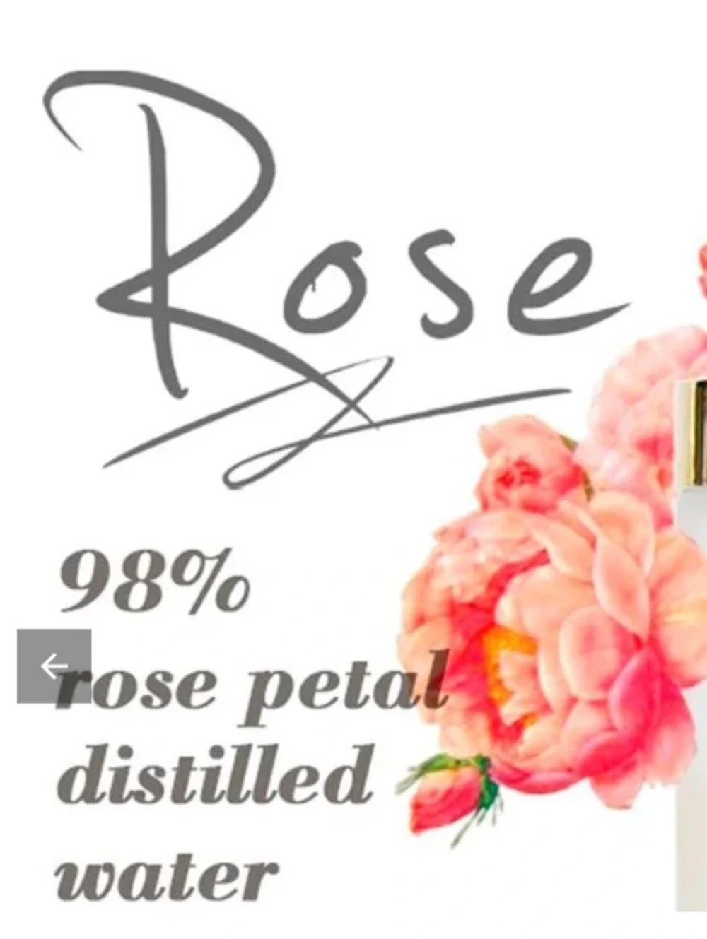 Sparq Haus Damascas Rose Essence Toner with Rose Distilled Water - 120ml